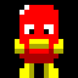 レッドキドニーマン 16x16 5colors