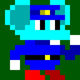 パチモンねずみポリス 16x16 11colors